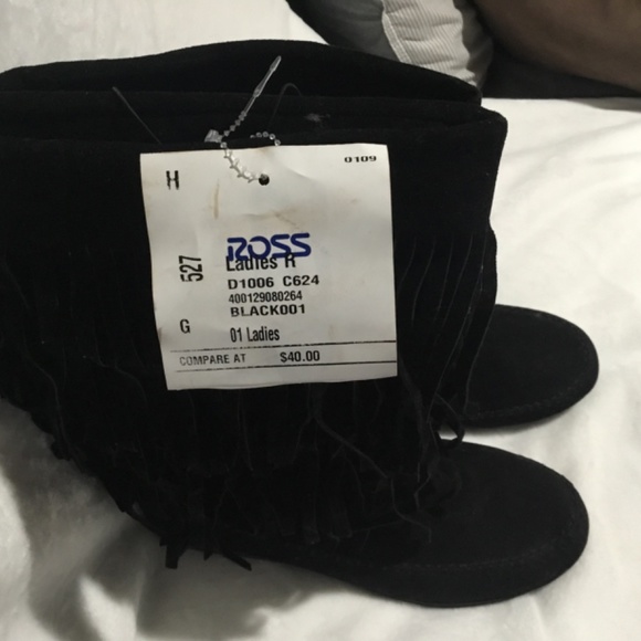 Cherokee Style Black boots (leather imitation) brand new - Picture 5 of 8